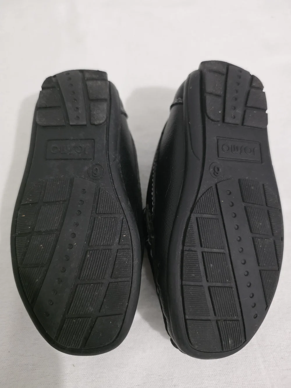 Children's Black Moccasin Loafers with Metal Accent Size-6 Baby